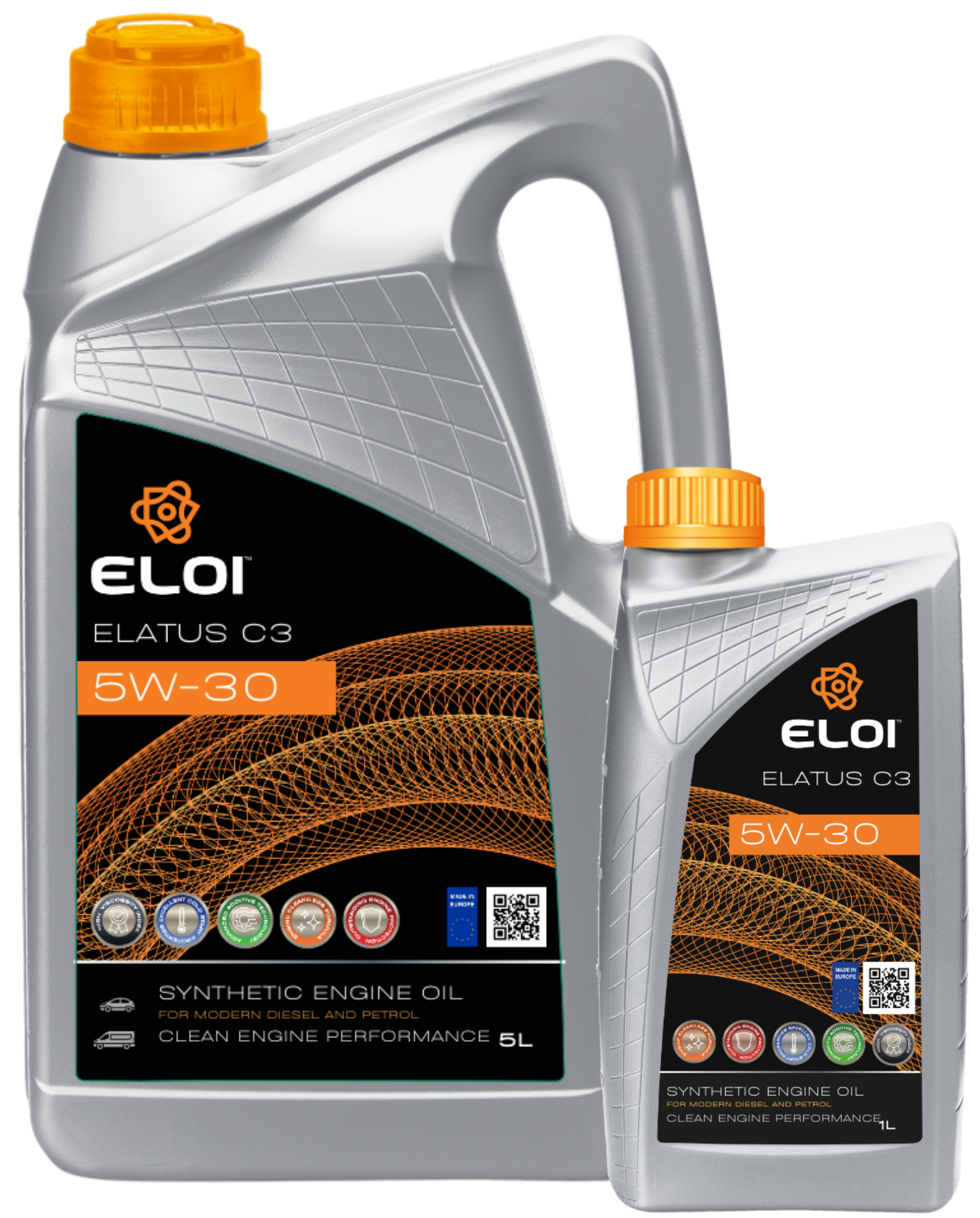 ELOI ELATUS C3 5W-30 in 1 L and 5 L packs