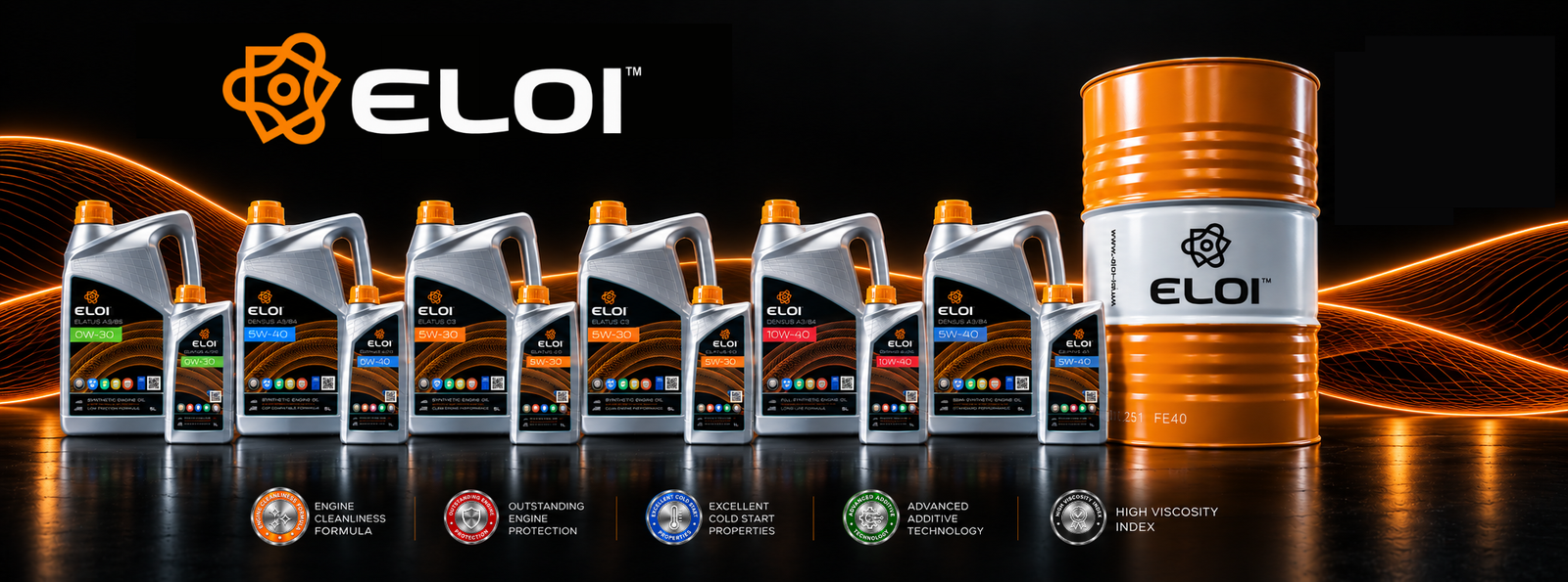 ELOI lubricants product range